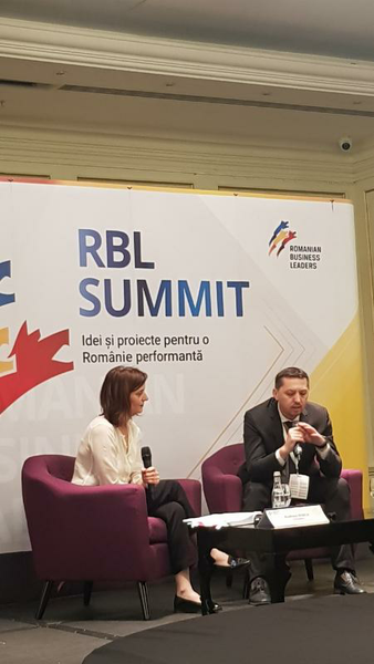 Daniel David, in dialog cu Andreea Rosca, Foto: RBLS