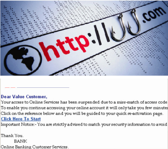 Mesaj phising, Foto: DIICOT