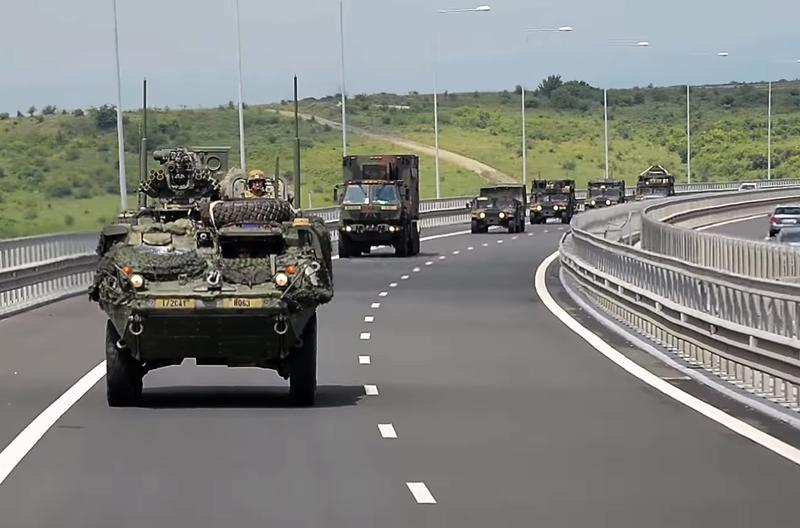 Convoi militar in Romania, Foto: HotNews.ro / Victor Cozmei