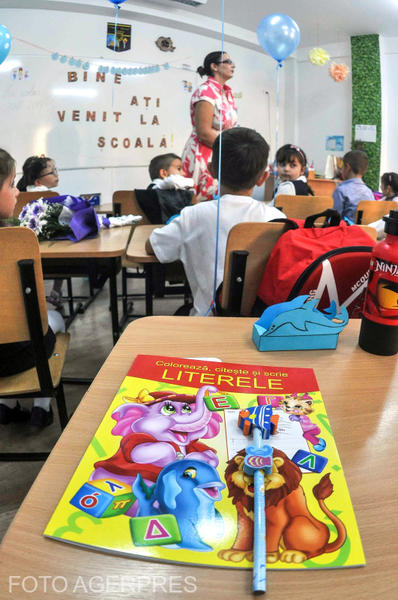 Elevi la clasa, Foto: Agerpres