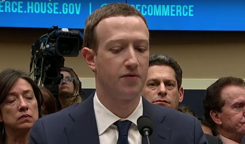 Mark Zuckerberg, audiat in Congres, Foto: Captura YouTube