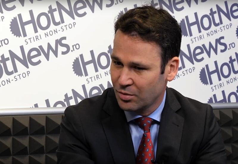 Robert Negoita in studioul HotNews.ro, Foto: Hotnews