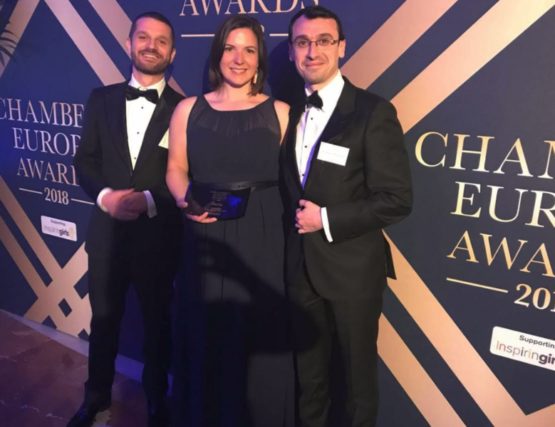 Echipa PeliFilip la Chambers Europe Awards, Foto: PeliFilip