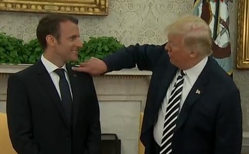 Macron si Trump, Foto: Captura YouTube