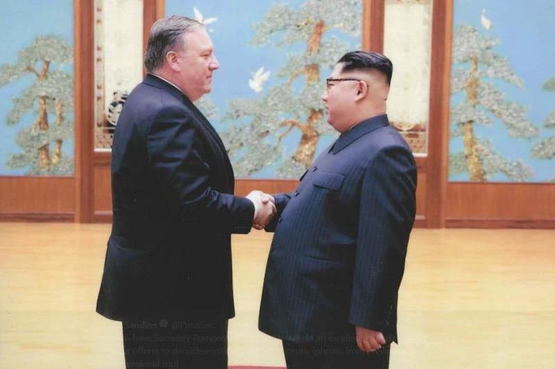 Mike Pompeo si Kim Jong Un, Foto: White House