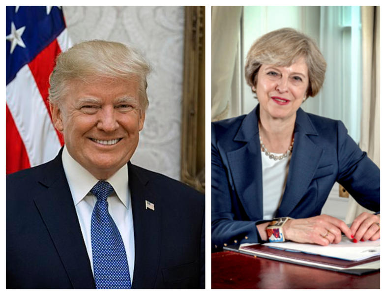 Donald Trump, Theresa May, Foto: Colaj foto