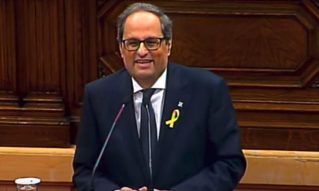 Quim Torra, Foto: Captura YouTube