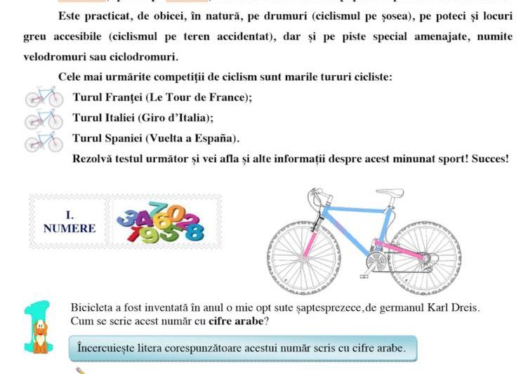 Fragment din subiectele la Matematica pentru clasa a IV-a, Foto: edu.ro