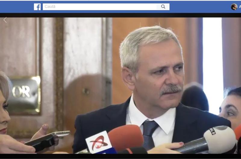 Liviu Dragnea, raspunzand in locul premierului Dancila, Foto: Captura Facebook