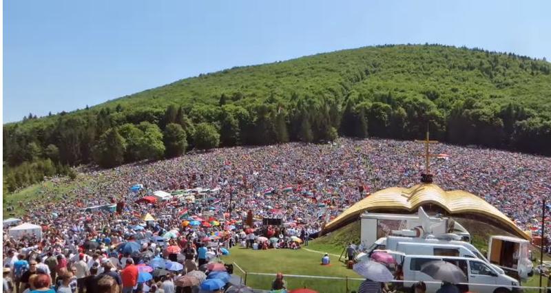 Pelegrinajul de la Sumuleu Ciuc, Foto: Captura YouTube