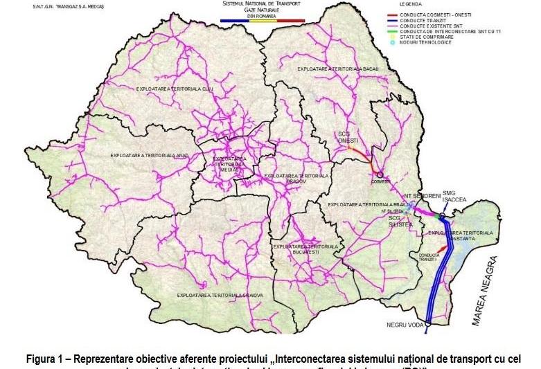 Conductele de tranzit Isaccea-Negru Voda, Foto: Transgaz