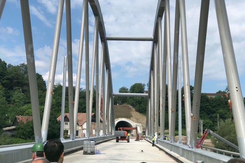 Podul in forma de arc de peste Tarnava Mare, Foto: CFR Infrastructura