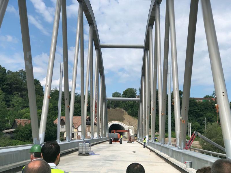 Podul in forma de arc de peste Tarnava Mare, Foto: CFR Infrastructura