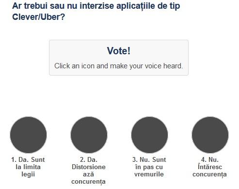 Sondaj Clever Taxi / Uber, Foto: Hotnews