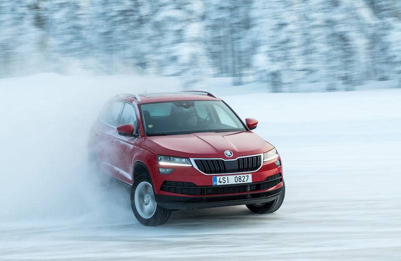 Skoda Karoq la Skoda 4x4 Winter Experience 2018, Foto: Skoda