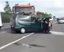 Locul accidentului (bihon.ro), Foto: YouTube