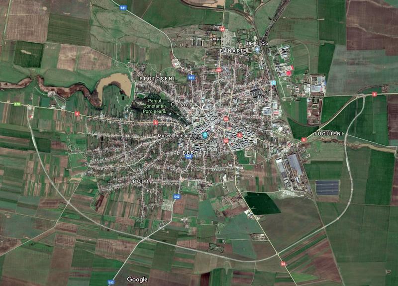 Centura ocolitoare Caracal, Foto: Google Maps