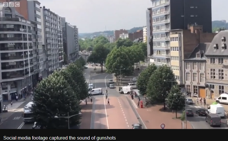Atac terorist in orasul belgian Liege, Foto: Captura BBC