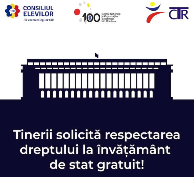 Tinerii cer Guvernului intalnire de urgenta, Foto: ANOSR