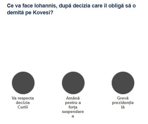 Sondaj Iohannis - Kovesi, Foto: Hotnews