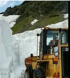 Deszapezire Transfagarasan, Foto: Directia Regionala de Drumuri si Poduri Brasov - Facebook