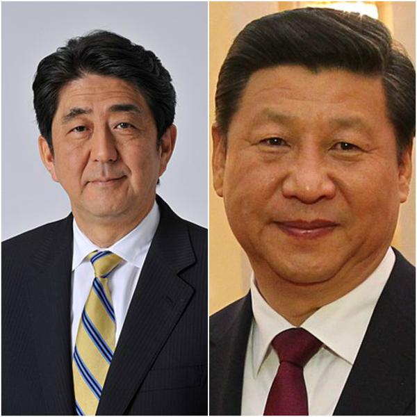 Shinzo Abe si Xi Jinping, Foto: Colaj foto