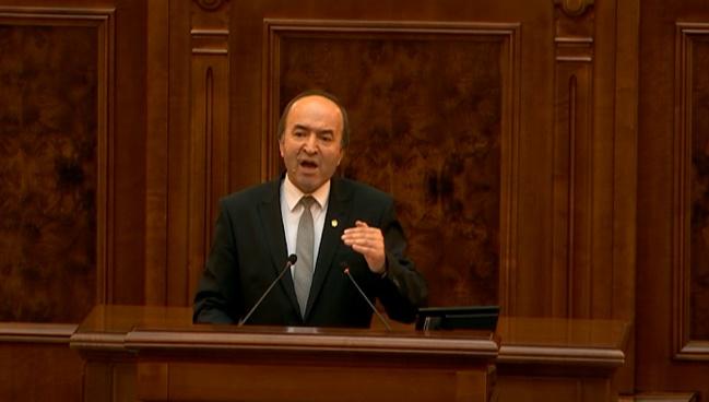 Tudorel Toader, in Senat, Foto: Captura Privesc.eu