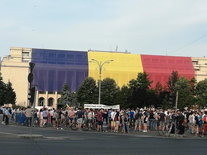 Protest Piata Victoriei, Foto: Hotnews