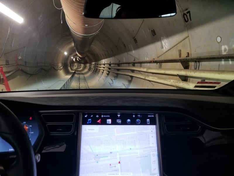 Intr-un tunel al Boring Company, Foto: Boring Company