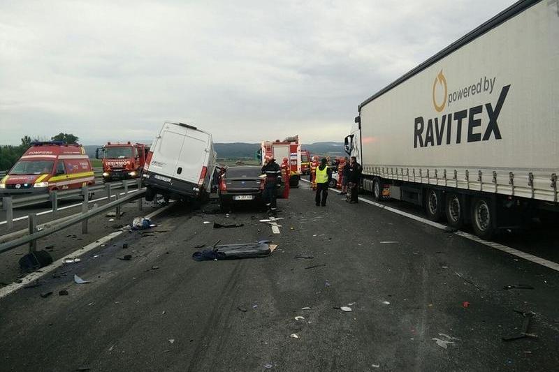 Accident A1, Foto: News.ro