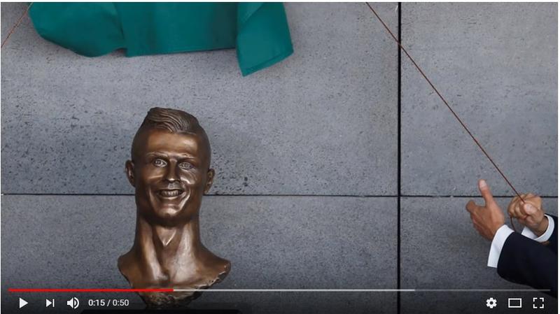 bust ronaldo, Foto: YouTube