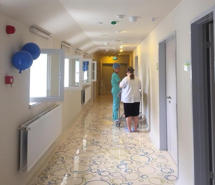 Clinica de oncologie pediatrica de la Spitalul Louis Turcanu, Foto: Facebook / Oana Gheorghiu