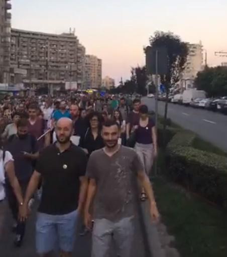 Protest la Cluj, Foto: Captura Facebook