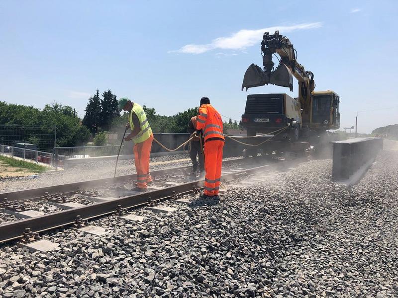 Lucrari feroviare, Foto: CFR Infrastructura