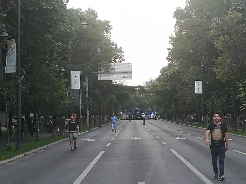 Trafic inchis pe Kiseleff, Foto: Hotnews