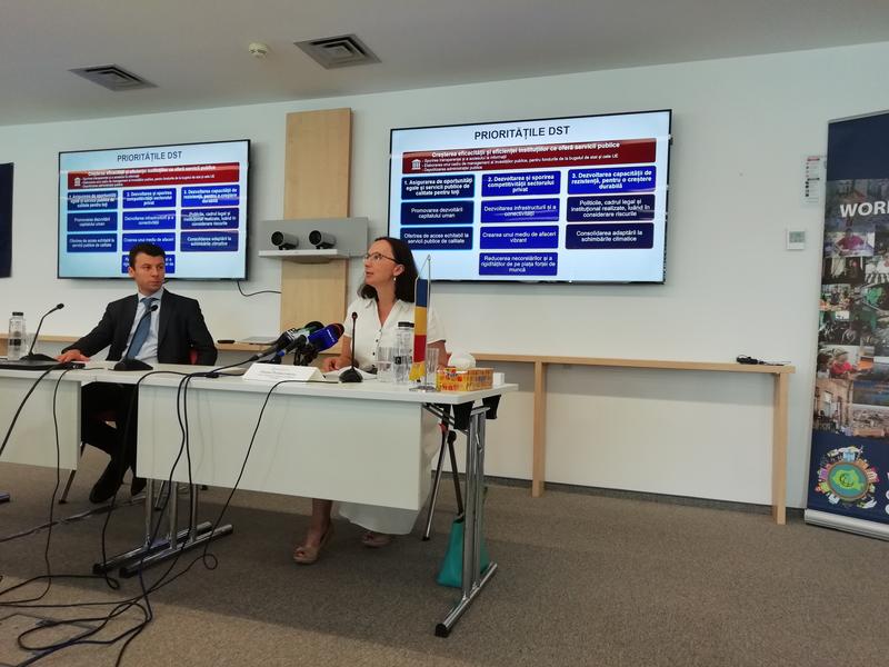 Imagine din timpul conferintei, Foto: Hotnews