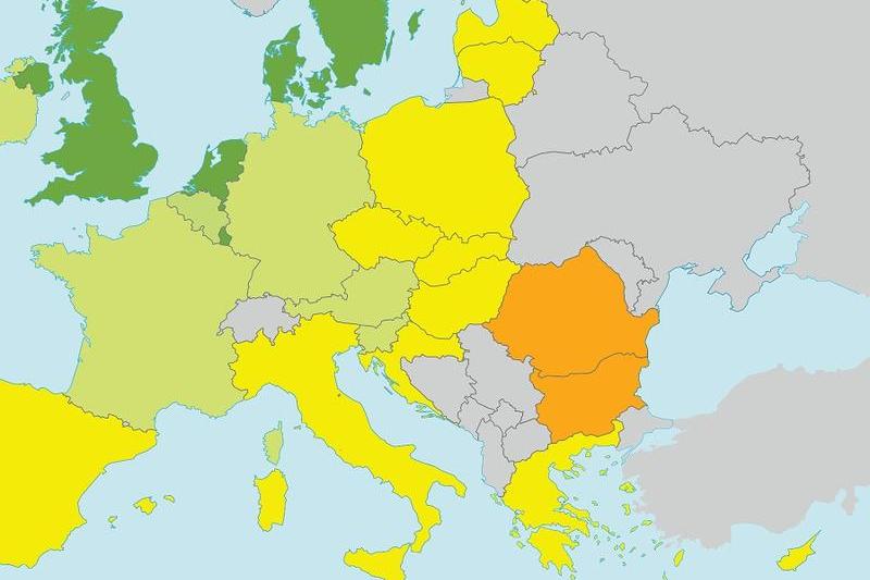 harta inovrii în UE, Foto: Comisia Europeana