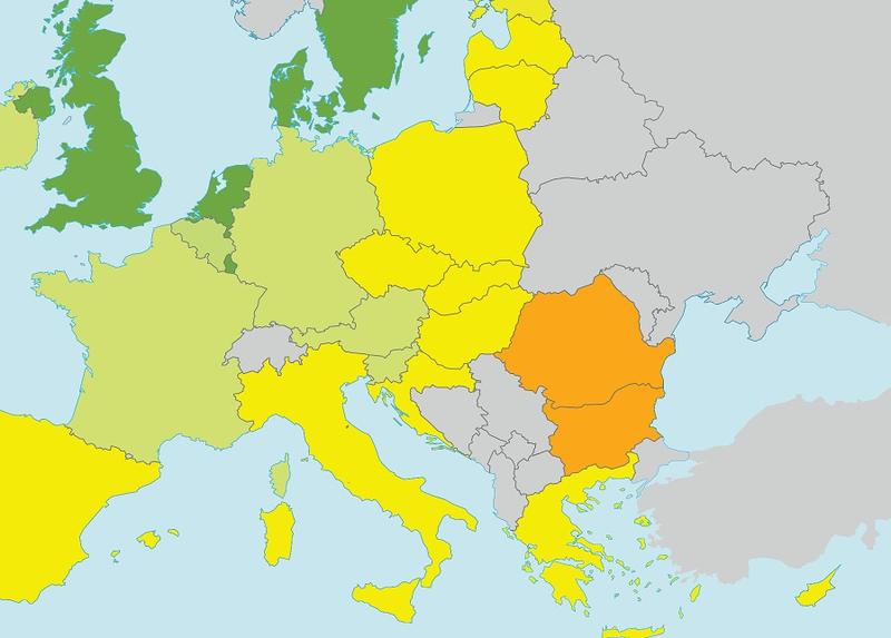 harta inovrii în UE, Foto: Comisia Europeana