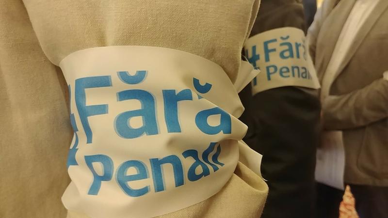 Banderola "fara penali", Foto: Hotnews