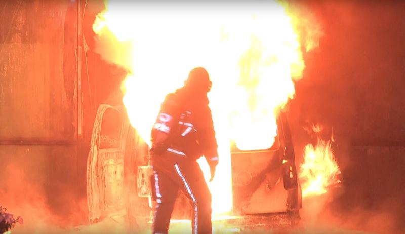 Incendiu la sediul De Telegraaf, Foto: Captura YouTube