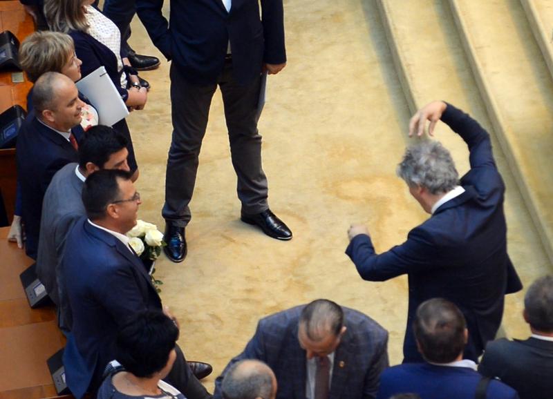 Un parlamentar PSD se maimutareste in sala de plen, Foto: Hotnews