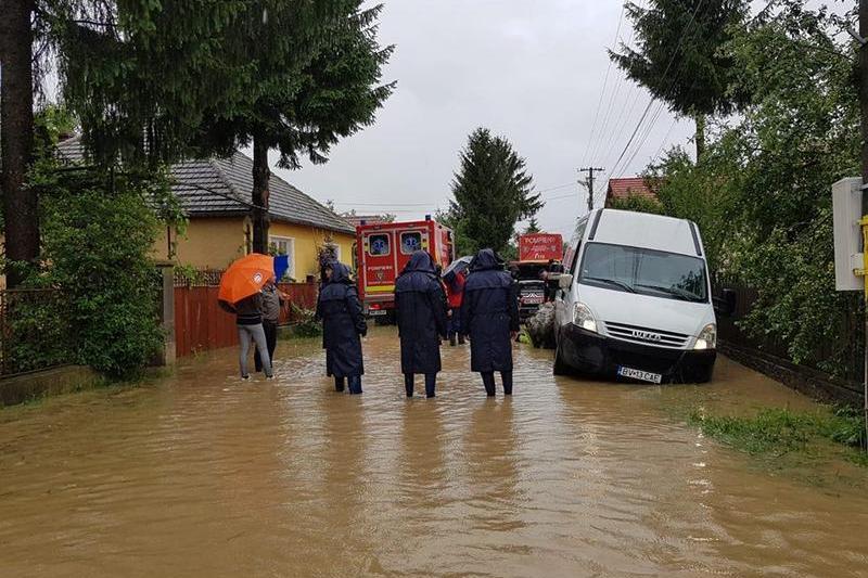 Inundatii, Foto: Facebook/ Inspectoratul General pentru Situatii de Urgenta