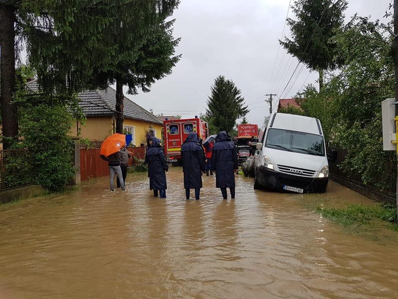 Inundatii, Foto: Facebook/ Inspectoratul General pentru Situatii de Urgenta