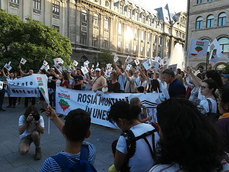 protest Rosia Monta, Foto: Ionut Baias