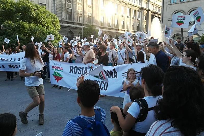 Protest Rosia Montana, Foto: Ionut Baias