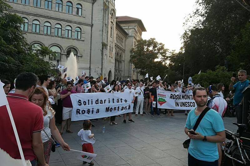 Protest Rosia Montana, Foto: Ionut Baias