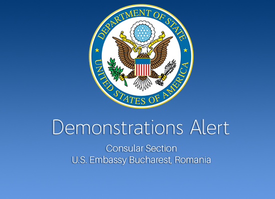 alerta Ambasadei SUA, Foto: Ambasada SUA