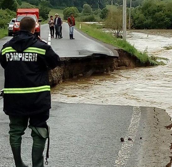 Inundatii masive in Romania, Foto: Facebook/ IGSU