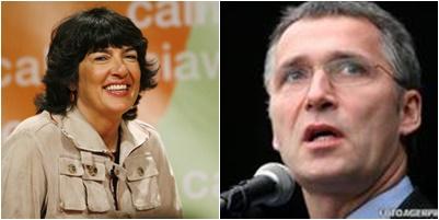 Amanpour si Stoltenberg, Foto: Colaj foto