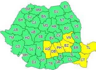 Cod Galben, Foto: Meteo Romania